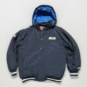 Reebok Navy Blue Hooded Puffer Jacket